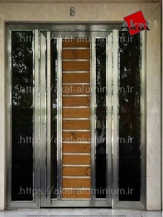 درب استیل و چوب مدل steel door 12