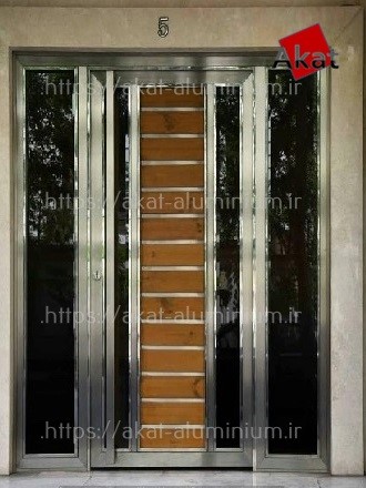 درب استیل و چوب مدل steel door 12